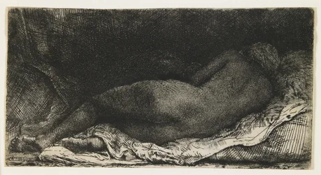 Liggande svart kvinna, 1658